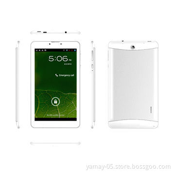 7-inch tablet PC, Android 4.2, MTK8312 dual core 1.2GHz, 1GB+8GB, dual camera, 3G, GPS, BT, Wi-Fi